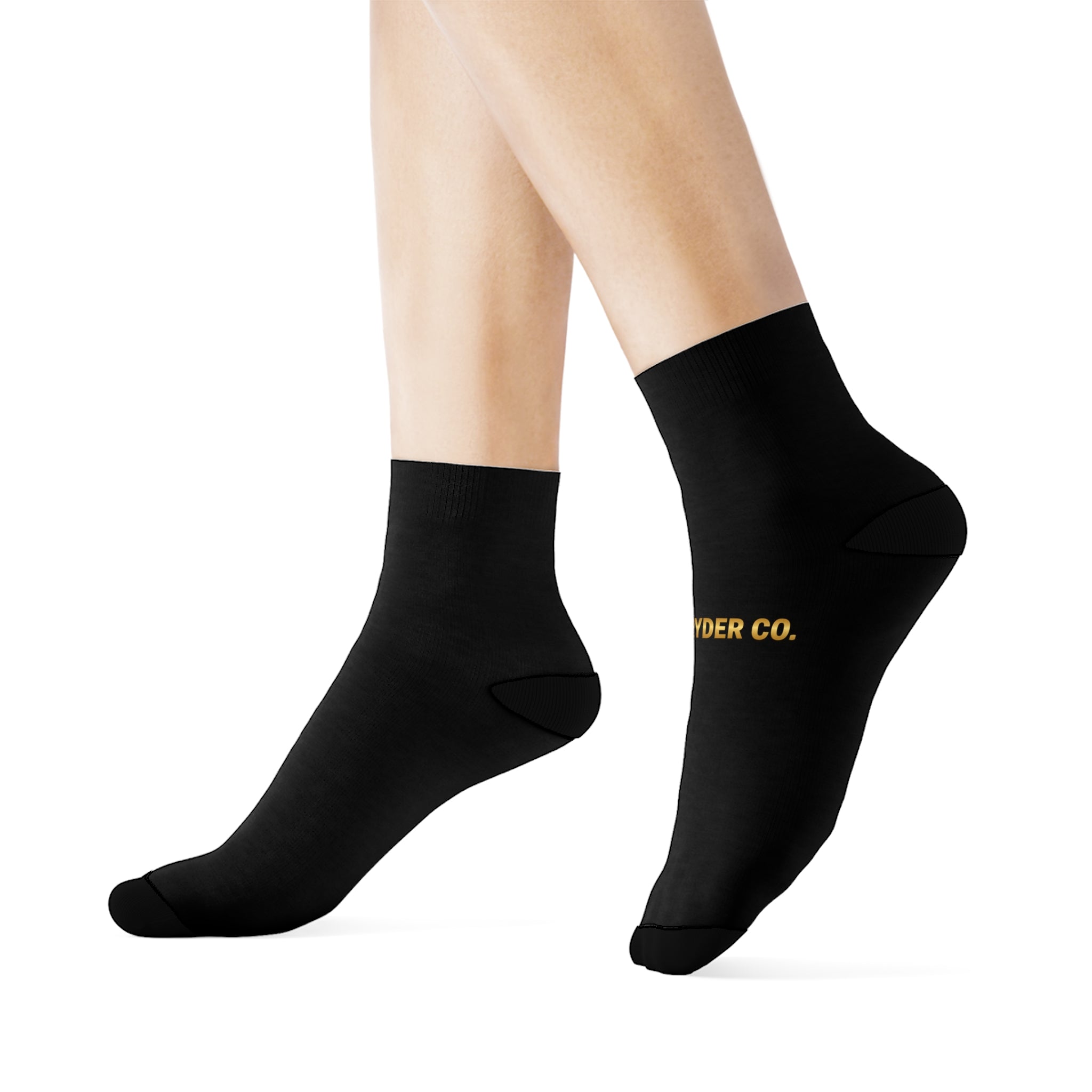 TRC Crew Socks — Black