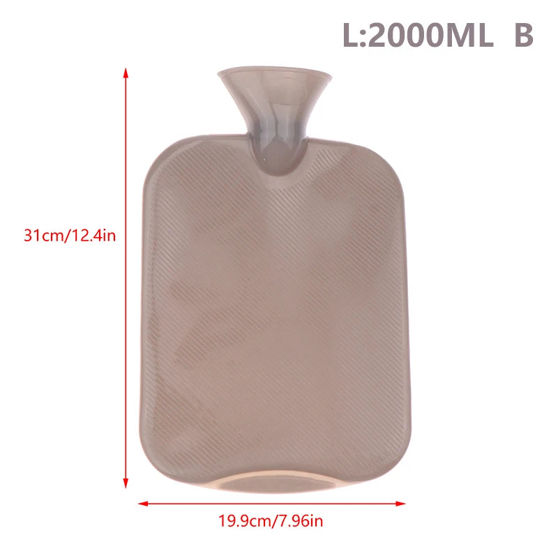 1000/2000ml Large-Capacity Hot Water Bag Removable Hot Water Bag Can Be Reused Women'S Belly Warmer, Hand Warmer Hot Water Bag