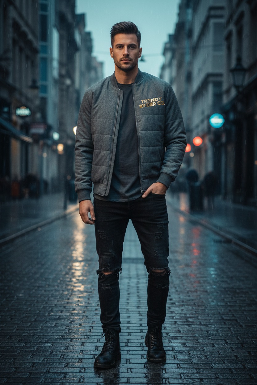 Grey Bomber Model