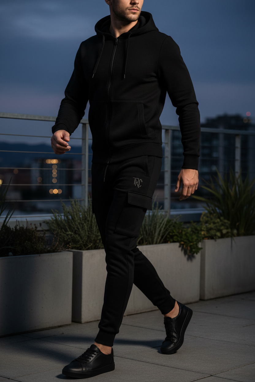 Men's Track Pants – Black