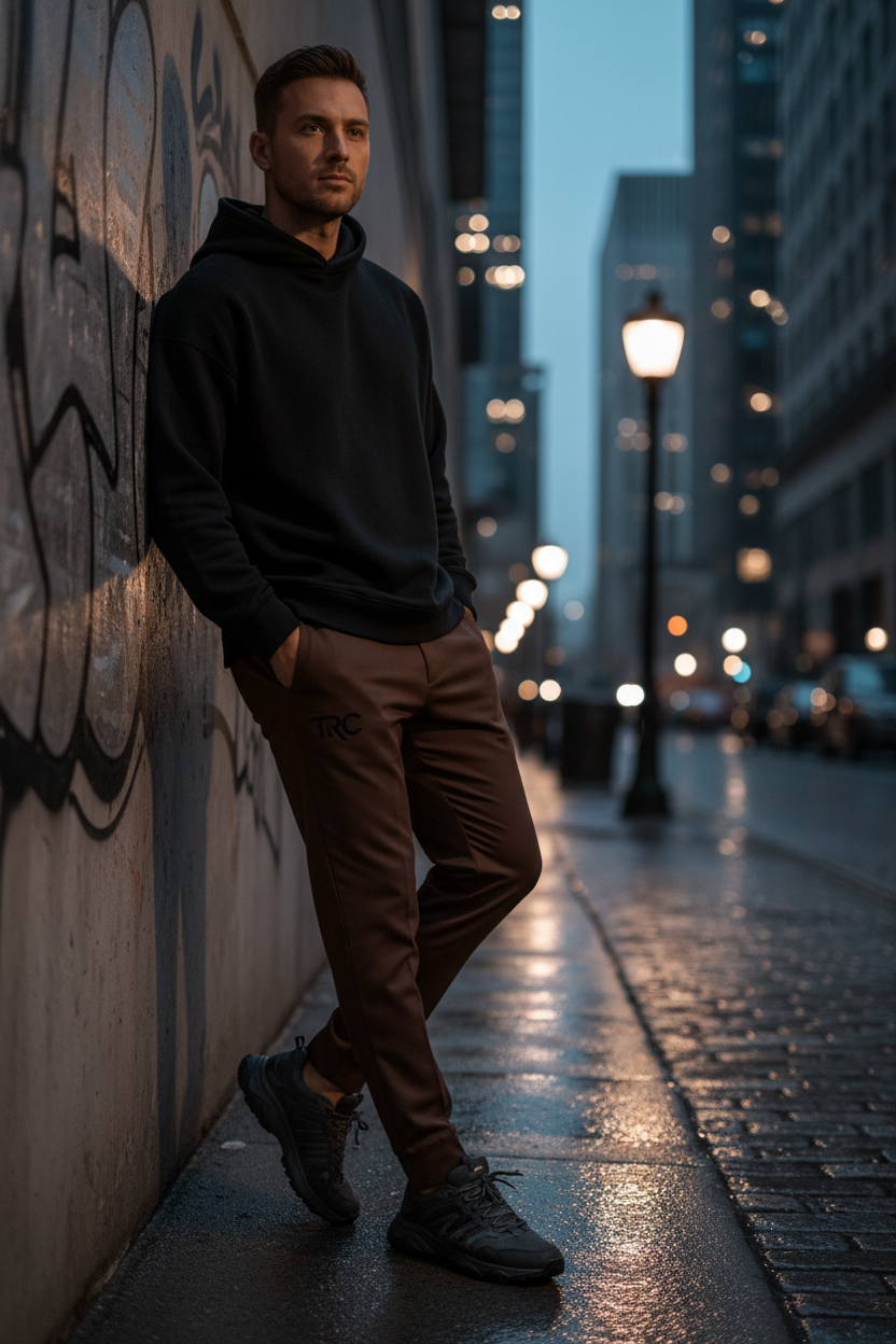 Men's Track Pants – Brown